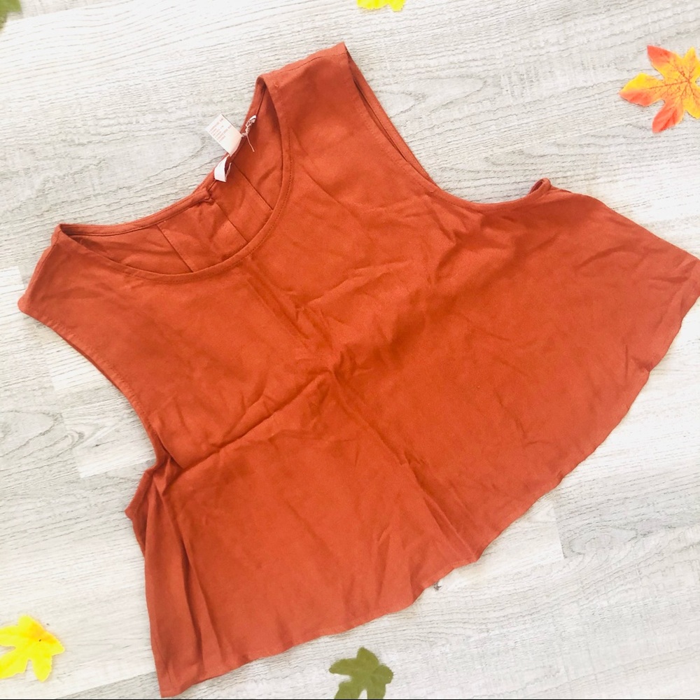 Forever 21 Flowy Tank Top - Open Back